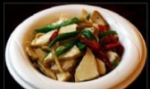 青椒炒武冈咸豆腐