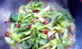 鳝鱼下莴菜