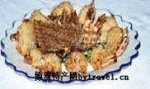 葱油凤尾虾