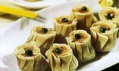水饺豆沙馅饼