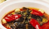 红煨水鱼裙边