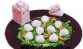 绿茵白兔饺