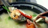 膏蟹九节虾粥