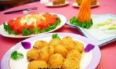百花煎酿鸭掌