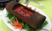 竹筒东坡肉