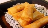 银芽虾仁薄饼卷