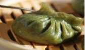 菠汁蒸饺