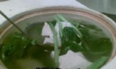 豆腐青菜汤