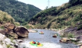 麻城天景山飞瀑漂流