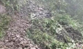 受暴雨影响 云南独龙江公路发生塌方交通中断