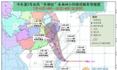 今年第5号台风“丹娜丝”正式上线 预计19日前后在闽浙一带登陆