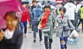 冷空气致陕西雨水不断 今日西安气温跌至20℃以下