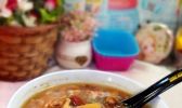 核桃瘦肉炖猪脑的做法