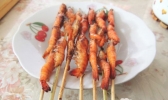 烧烤串串虾的做法