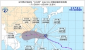 台风“艾莎尼”将回旋少动 4日夜间开始向偏西方向移动