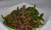 青椒炒肉丝的做法