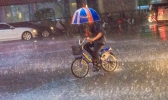 今明两天湖南多地有强降雨 全省最高气温降至25~27℃左右