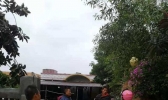 海南强风雨天气过程继续发威 局地积水超过大腿