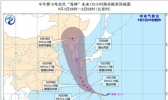 台风海神强度已升级为台风级 10号台风最新消息实时路径图