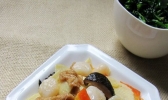 面筋虾仁的做法