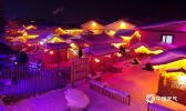 黑龙江雪乡张灯结彩迎新春