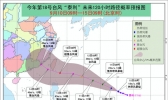 第18号台风“泰利”向我国东南沿海靠近