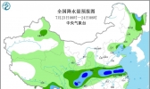 未来十天全国天气预报：西南和华北西北有短时强降雨