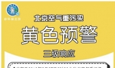 北京发布空气重污染黄色预警 28日夜间扩散条件转好