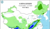 未来十天全国天气预报：长江中下游沿江和华北区域多雨水