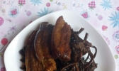 茶树菇烧肉的做法