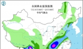 未来十天全国天气预报：长江中下游沿江至黄淮等地降雨偏多