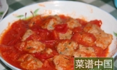 茄汁肉圆的做法