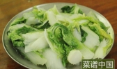 素炒白菜的做法