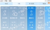 山东明起有明显雨雪 济宁临沂等多地有中雪局部暴雪