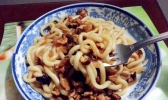 香菇肉丁乌冬面的做法