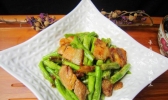 肉片煸豇豆的做法