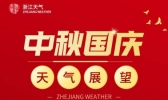 【浙江】中秋国庆假期天气新鲜出炉