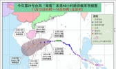 台风蓝色预警：福建广东海南台湾等沿海阵风达8-9级