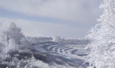 甘肃定西山区邂逅冰雪世界中的绝美仙境