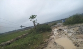 强降雨袭海南岛  轮胎小船“开”上万宁街头