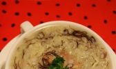 发菜肉片粥的做法
