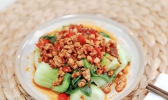 肉末浇上海青的做法 上海青怎么做好吃