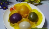 四色豆沙包的做法
