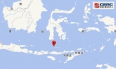 印尼弗洛勒斯海域发生5.7级地震 此次地震没有引发海啸