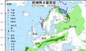5月13日国外天气预报 欧洲大部有明显降水南部高温天气