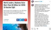 麦当娜自曝两个月前感染新冠是怎么回事 麦当娜曾感染新冠现今治愈