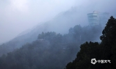 雾锁山城 重庆南山老君洞似仙境阁楼