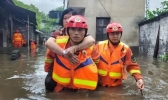 江西暴雨黄色预警多个城市被淹 全省各地紧急转移357人