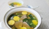 猪肝日本豆腐汤的做法