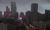 成都发布暴雨橙色预警信号  目前全市共计出现暴雨104站